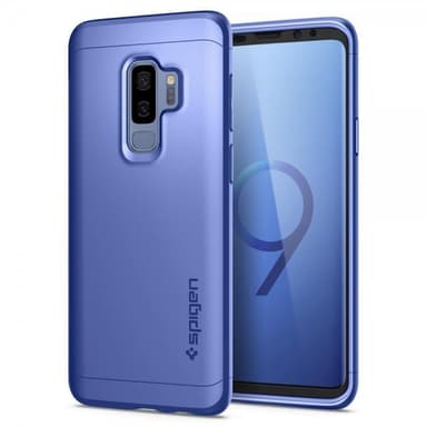 Spigen Samsung Galaxy S9 Plus Cover med Skærmbeskytter Thin Fit 360 Coral Blue