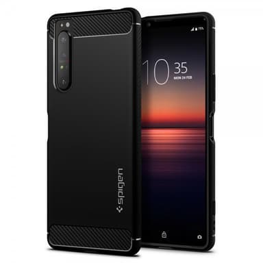 Spigen Sony Xperia 1 II Cover Rugged Armor Mate Black