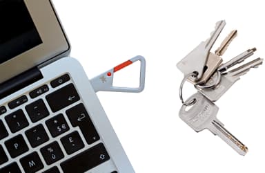 PKparis K'lip 128 GB karabin USB-stik