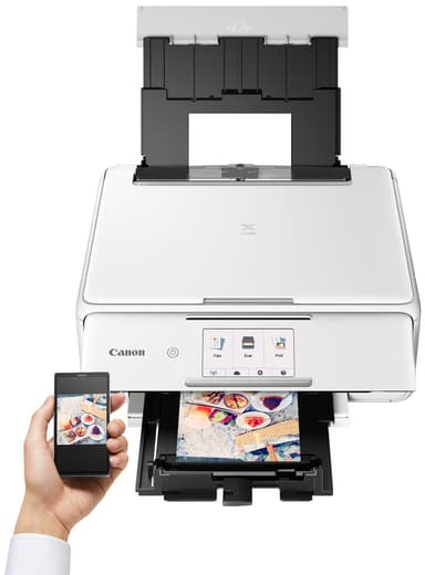 Canon Pixma TS8151 AIO inkjet printer (hvid)