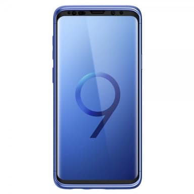 Spigen Samsung Galaxy S9 Plus Cover med Skærmbeskytter Thin Fit 360 Coral Blue