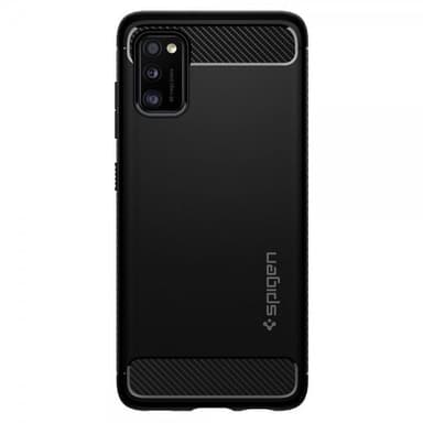 Spigen Samsung Galaxy A41 Cover Rugged Armor Mate Black