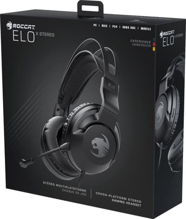 Roccat Elo X Stereo gaming headset til PC, PS5, PS4, Xbox series X/S