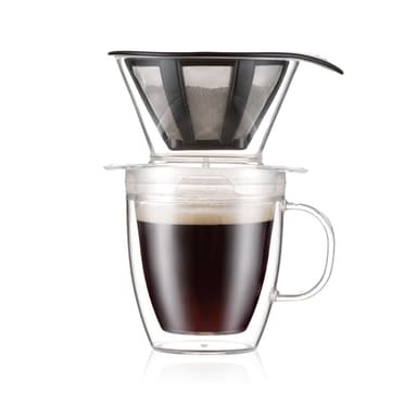 Dobbeltvægget krus med filter Bodum POUR OVER