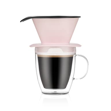 Dobbeltvægget krus med filter Bodum POUR OVER