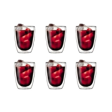 6 stk. glas Bodum PILATUS