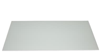 Stænkplade hvid glas 80x40 cm.