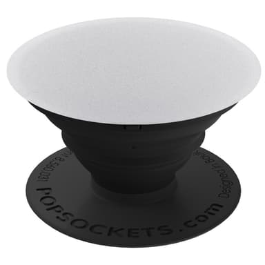 Popsockets greb til mobile enheder (silver aluminimum)