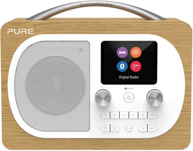 Pure Evoke H4 DAB+/FM radio - oak