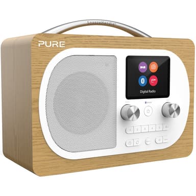 Pure Evoke H4 DAB+/FM radio - oak