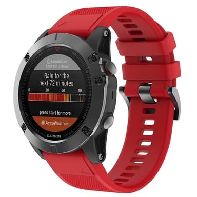 Sport Armbånd Garmin Fenix 3 / 5X / 5X Plus - rød | Elgiganten