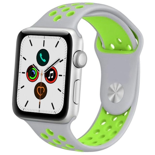 EBN Sport Armbånd Apple Watch 5 (44mm) - Grå / grøn