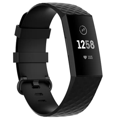 Sport Armbånd til Fitbit Charge 4 - Sort