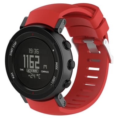 Sport Armbånd til Suunto Core ALU Sort - rød