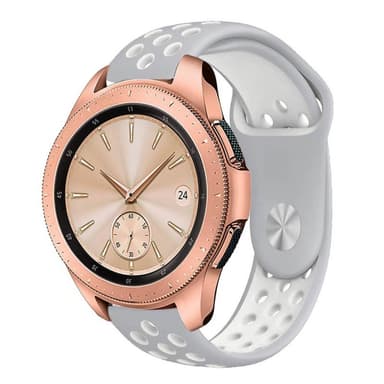 EBN Sport Armbånd Samsung Galaxy Watch 42mm Grå / Hvid (S)
