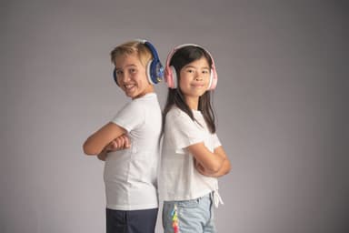 BuddyPhones Cosmos trådløse around-ear høretelefoner (blå)