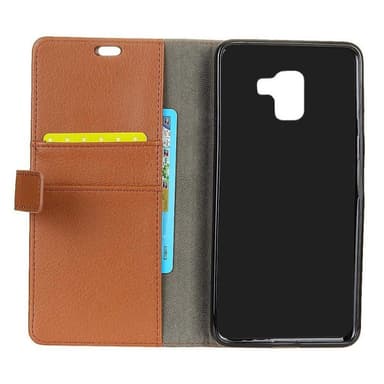 Wallet 2-kort til Samsung Galaxy J6 2018 (SM-J600F)  - brun