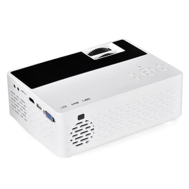Stille LCD-projektor 800x480P Hvid