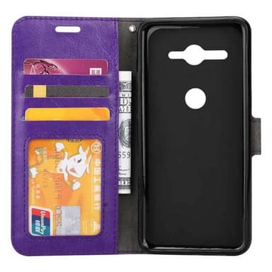 Wallet 3-kort til Sony Xperia XZ2 Compact (H8324)  - lilla