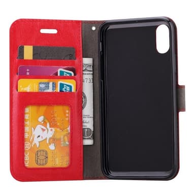 wallet 3-kort Apple iPhone XS (5.8")  - rød