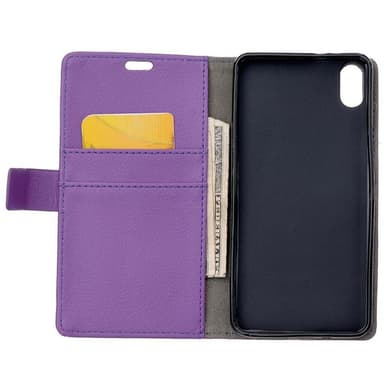 Wallet 2-kort til Apple iPhone XS Max (6,5 ")  - lilla