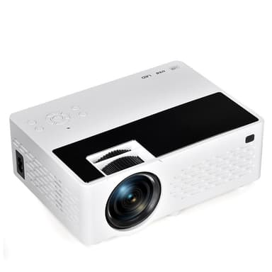 Stille LCD-projektor 800x480P Hvid