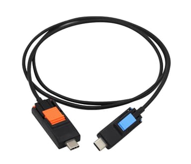 USB + USB-C til Micro USB + USB-C kabel - 1m