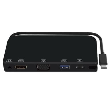 USB-C til VGA / HDMI Multiport Adapter Hub Dock