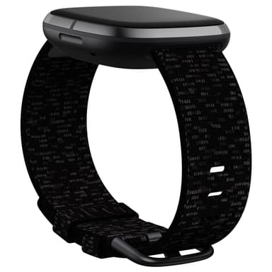 Versa 3/4 og Sense/Sense 2  Woven Band Charcoal (L)