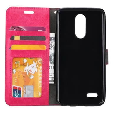 Wallet 3-kort til LG K11 2018 (X410E)  - lyserød