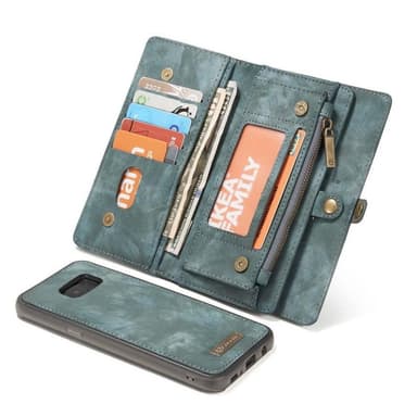 CaseMe Wallet 11-kort Samsung Galaxy S7 Edge (SM-G935F)  - blå