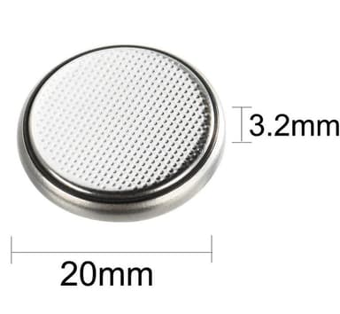 PKCELL knapcellebatteri CR2032 lithium 3V 5-pak