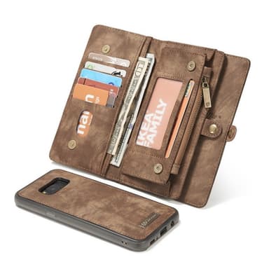 CaseMe Wallet 11-kort Samsung Galaxy S8 (SM-G950F)  - brun