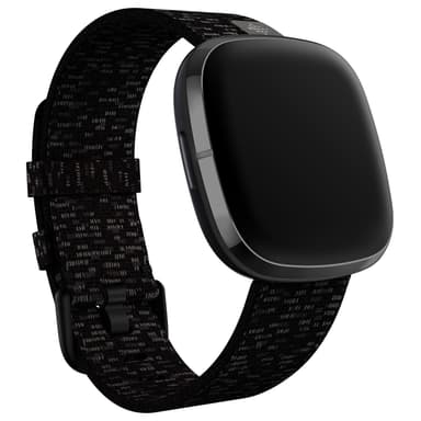 Versa 3/4 og Sense/Sense 2  Woven Band Charcoal (L)