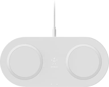 Belkin Boost Charge Qi dual trådløs oplader 10W (hvid)