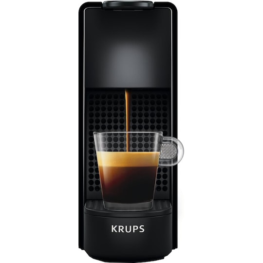 NESPRESSO® Mini-kaffemaskine fra Krups, Sort | Elgiganten