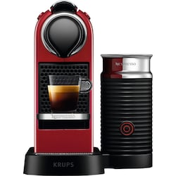 NESPRESSO® CitiZ&milk kaffemaskine fra Krups, Rød