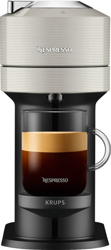 NESPRESSO® Vertuo Next kaffemaskine fra Krups, Lys grå