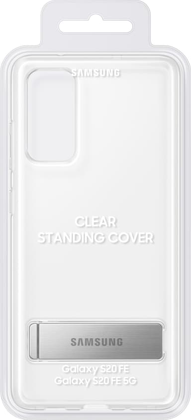 Samsung Galaxy S20 FE/S20 FE 5G Standing Cover (gennemsigtigt)