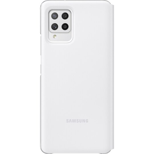 Samsung S View cover til Galaxy A42 (hvid)