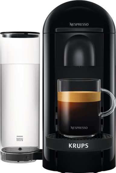 NESPRESSO® VertuoPlus-kaffemaskine fra Krups, Sort