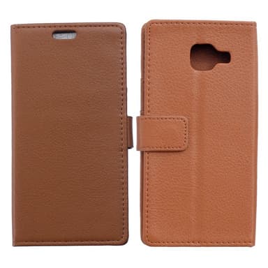 Wallet 2-kort til Samsung Galaxy A9 2016 (SM-A900F)  - brun