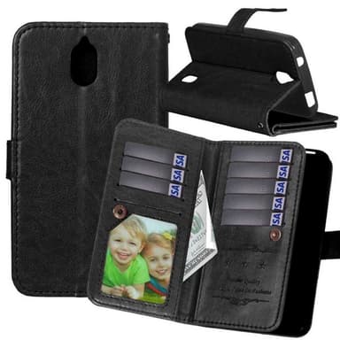 Dobbelt Flip Flexi 9-kort Huawei Y625  - sort