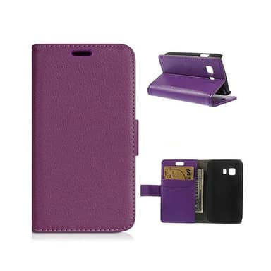 Wallet 2-kort til Samsung Galaxy Young 2 (SM-G130H)  - lilla
