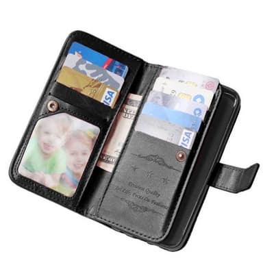 Dobbelt Flip Flexi 9-kort Huawei Y3 II (LUA-L21)  - sort