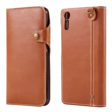 Retro Wallet Sony Xperia XZ / XZs (F8331)  - brun