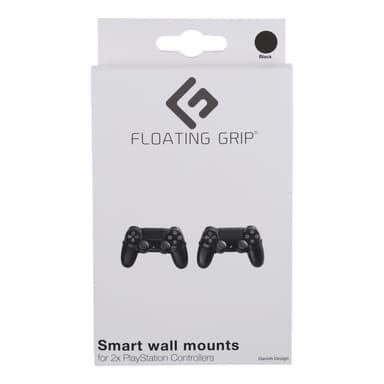 Floating Grip vægbeslag PS4/3 controller (sort) |