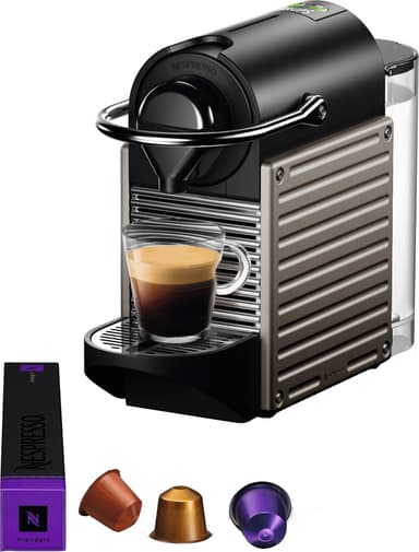 Nespresso® Pixie-kaffemaskine fra Krups, Titan