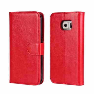 MOVE Wallet 2i1 Samsung Galaxy S6 Edge (SM-G925F)  - rød