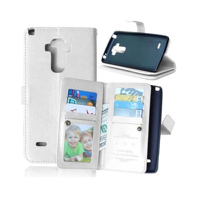 Dobbelt Flip Flexi 9-kort LG G4 Stylus (H635)  - hvid